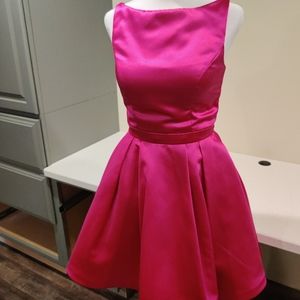 Sherri Hill Hot Pink Cocktail